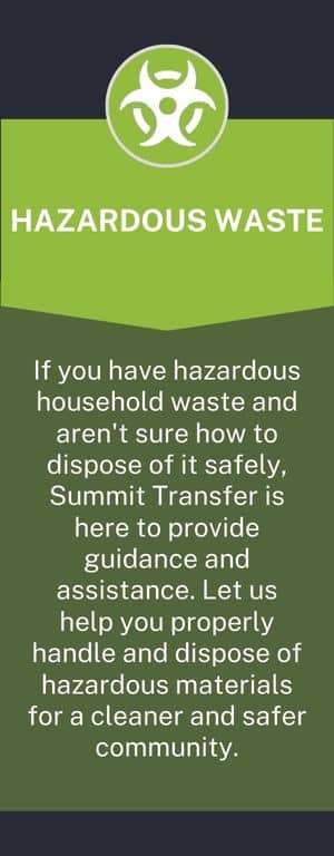 hazardous waste pricing